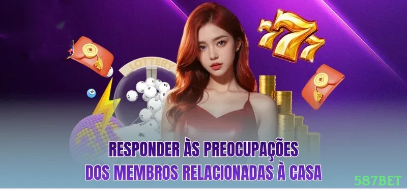 Imagem promocional do login da 587bet